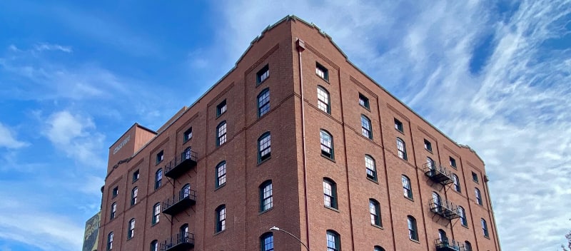 Chown Pella Lofts historic brick building
